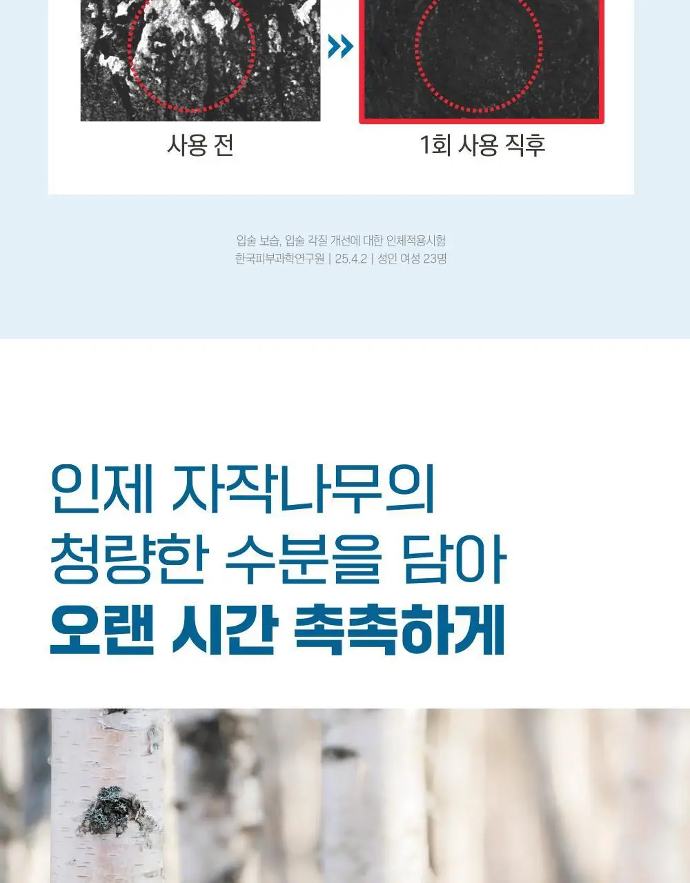 [수분촉촉/민경하 공동개발] 라운드랩 자작나무 수분 립밤 20g 상세페이지 7